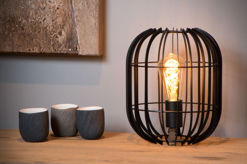 LC RODOS Black design Indoor table lamp